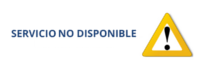 Servicio No Disponible